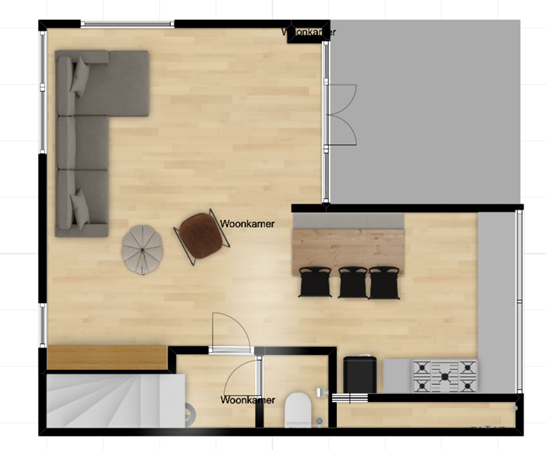 Floorplan - Jan Tooropstraat 4, 2225 XT Katwijk